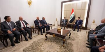 رئيسا الوزراء والبرلمان يستقبلان رئيس وأعضاء مجلس مفوضية الانتخابات
