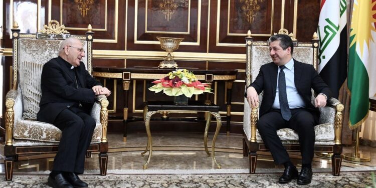 مسرور بارزاني يستقبل ساكو في أربيل