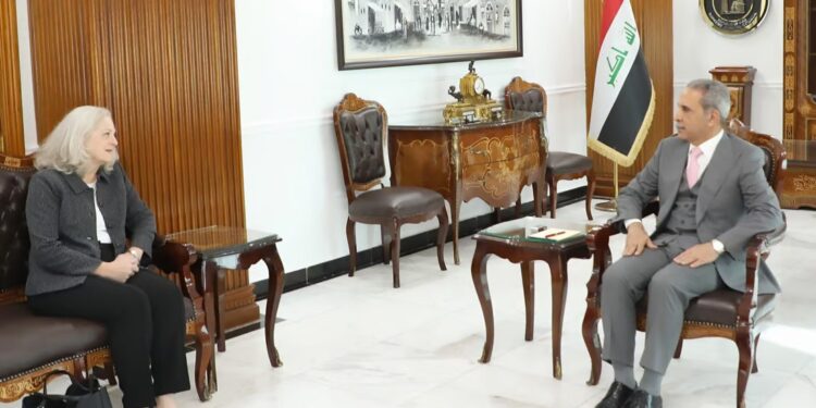 رئيس مجلس القضاء الاعلى  يستقبل السفيرة الامريكية