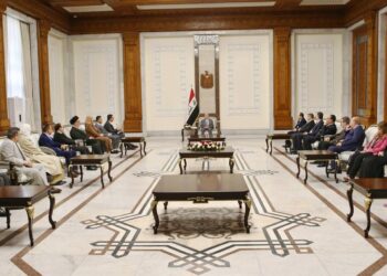 رئيس الجمهورية يستقبل وفد اتحاد البرلمانيين العراقيين