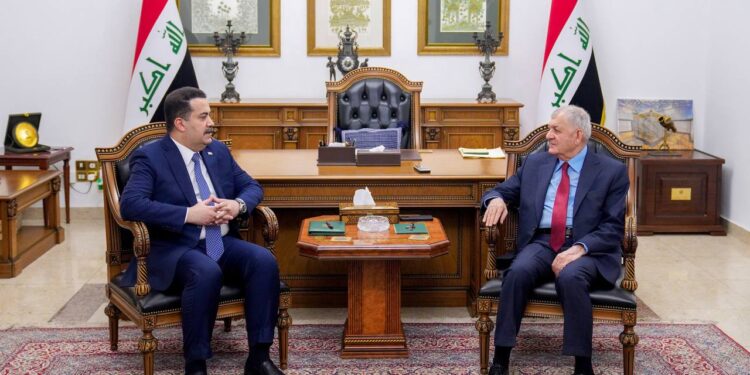 رئيس الجمهورية يستقبل رئيس مجلس الوزراء