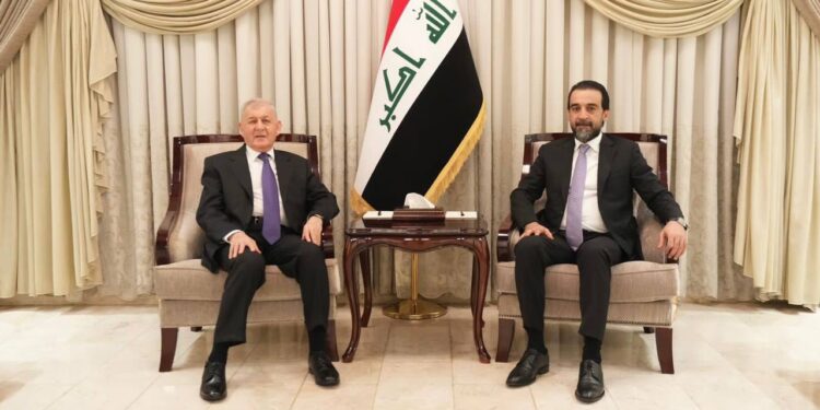 الحلبوسي يستقبل رئيس الجمهورية