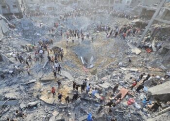 العراق يدين الاعتداء الصهيوني على مخيم جباليا في غزة