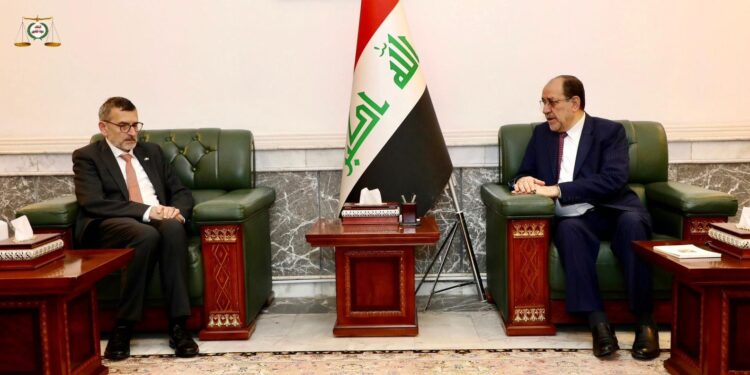 المالكي يستقبل ممثل الأمين العام للأمم المتحدة