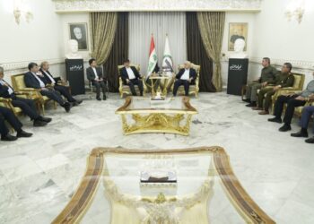 رئيس هيئة الحشد الشعبي يلتقي قائد الشرطة الإيرانية