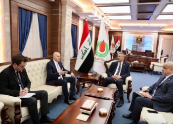 وزير النفط يلتقي السفير التركي