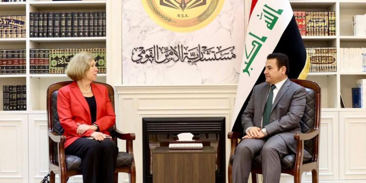 الأعرجي يستقبل السفيرة الأسترالية