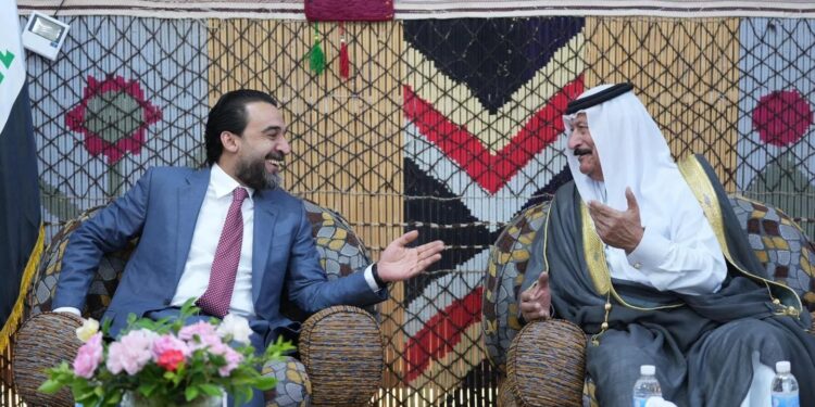 الحلبوسي يلتقي عدداً من الشيوخ والوجهاء في حديثة