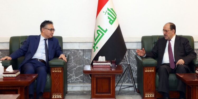 المالكي يستقبل السفير الياباني