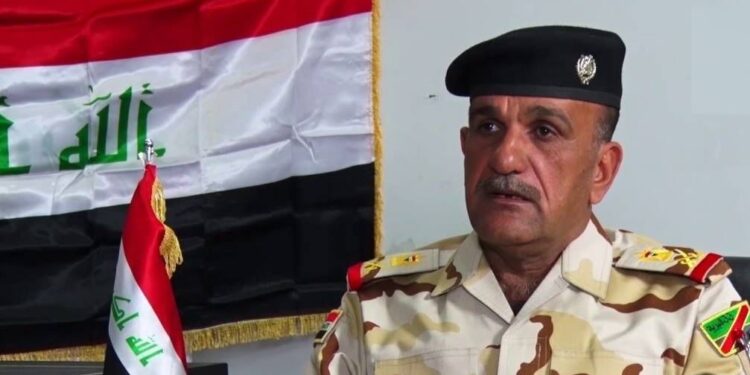 اللواء الركن صباح العزاوي يباشر مهام عمله قائداً لعمليات ميسان