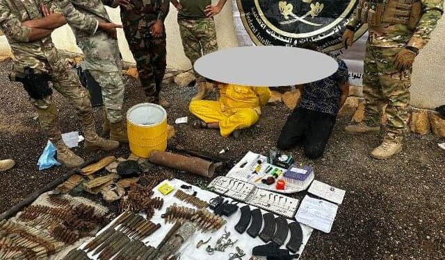 الأنبار .. ضبط تاجر مخدرات بحوزته صواريخ ومواد متفجرة