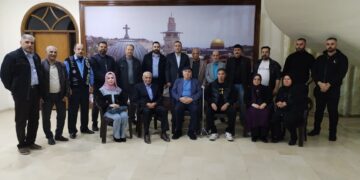 تكليف الفنان الفلسطيني محمد حسين عبد الرحيم رئيساً لِلجنة الشعبية الفلسطينية في العراق