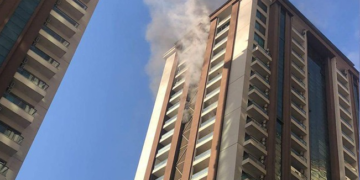 اربيل .. اندلاع حريق بمجمع سكني