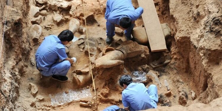 الصين .. العثور على ألواح خشبية في الصين عمرها أكثر من 1700 عام