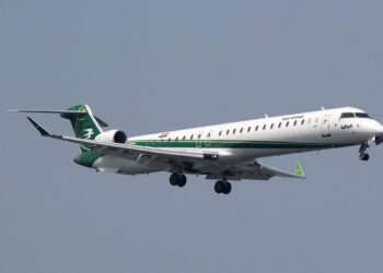 الاعلان عن إعادة طائرة من طراز crj 900 الى الخدمة بعد توقفها لأكثر من سنة