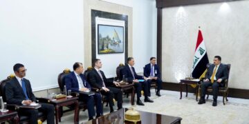 السوداني يستقبل وزير التنمية الرقمية والنقل الأذربيجاني