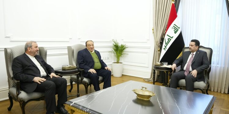 السوداني يستقبل وكيل وزارة الخارجية الإيرانية