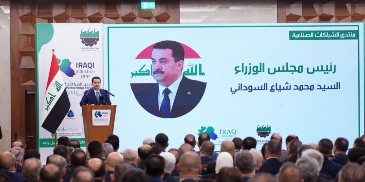 السوداني يحضر منتدى الشراكات الصناعية المنعقد في محافظة البصرة