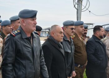 تشييع جثمان الشهيد الطيار علاء سلمان في كركوك