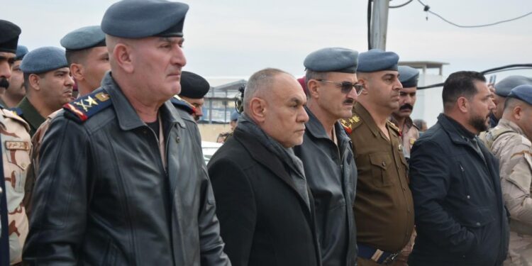 تشييع جثمان الشهيد الطيار علاء سلمان في كركوك