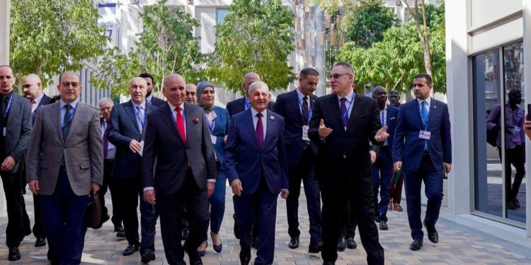 رئيس الجمهورية يفتتح الجناح العراقي في اكسبو دبي