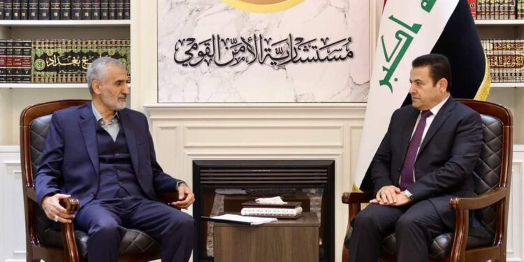 الاعرجي يلتقي وكيل وزير الداخلية الإيراني