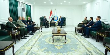 وزير العدل يستقبل امين عام الاتحاد الاسلامي الكردستاني