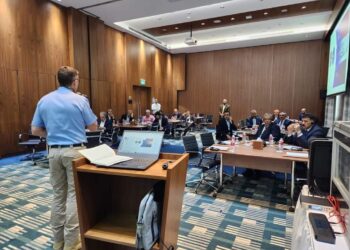 تنظيم ورشة عمل المنسقين الأمنيين وإدارة الأحداث الرياضية الكبرى بين (وزارة الداخلية وبعثة الأوربي)