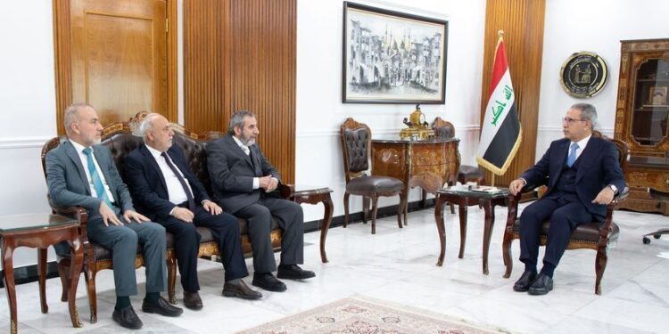 فائق زيدان يستقبل الأمين العام للاتحاد الاسلامي الكردستاني والوفد المرافق له