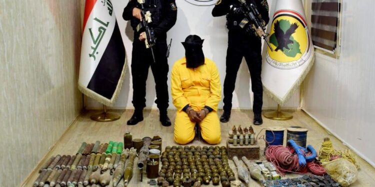 الأنبار .. ضبط “3 إرهابيين” وكدس كبير للعتاد