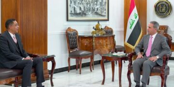 رئيس مجلس القضاء الأعلى يلتقي السفير الكويتي