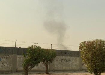 بالفيديو .. قصف مقر اللواء 12 بالحشد الشعبي بشارع فلسطين بضربة جوية