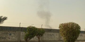 بالفيديو .. قصف مقر اللواء 12 بالحشد الشعبي بشارع فلسطين بضربة جوية