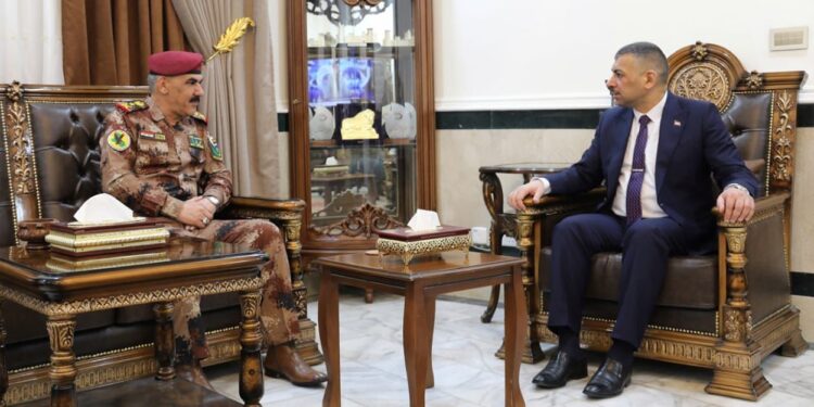 رئيس هيئة النزاهة يستقبل رئيس جهاز مكافحة الإرهاب