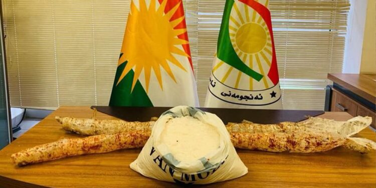 اربيل .. القبض على تجار مخدرات بحوزتهم 5 كغم كريستال