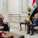 رئيس الجمهورية يستقبل سفيرة الولايات المتحدة لدى العراق ألينا رومانوسكي