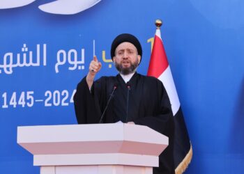 الحكيم .. الشهيد محمد باقر الحكيم اعتبر توحيد الكلمة ھـو المفتاح الحقیقي لتأسـیس عـملیة سـیاسـیة وطـنیة