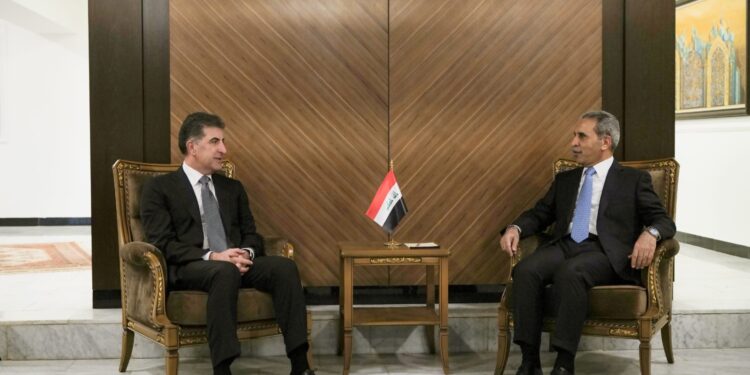 نيجيرفان بارزاني يلتقي القاضي زيدان