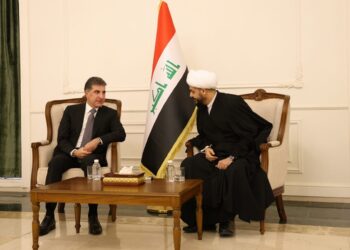 نيجيرفان بارزاني يلتقي بقيس الخزعلي