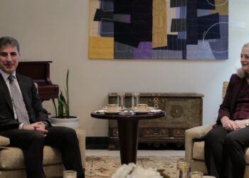 نيجيرفان بارزاني يلتقي السفيرة الأمريكية
