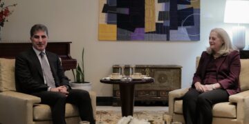نيجيرفان بارزاني يلتقي السفيرة الأمريكية
