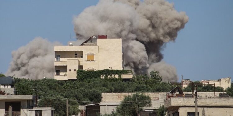 قصف اسرائيلي في دمشق