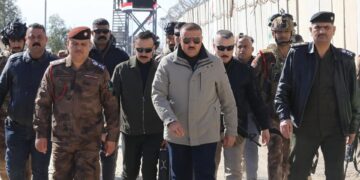 وزير الداخلية يفتتح الجدار الكونكريتي على الشريط الحدودي (العراقي – السوري)