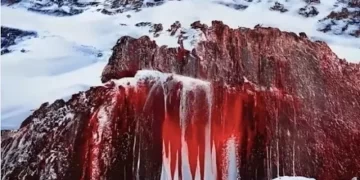 شلالات الدم في القارة القطبية الجنوبية