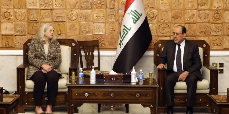 رئيس ائتلاف دولة القانون يستقبل سفيرة الولايات المتحدة