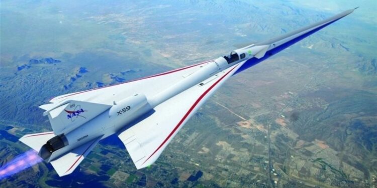 ناسا تكشف عن “طائرة أسرع من الصوت” لأول مرة