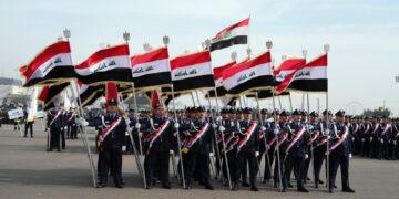 بالصور الاستعراض العسكري بمناسبة الذكرى الـ 102 لتأسيس الشرطة العراقية بحضور السوداني