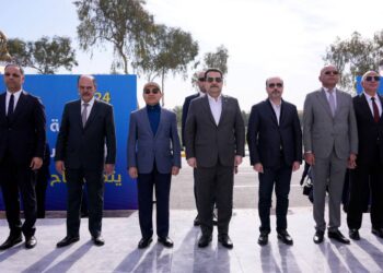 صور افتتاح أول مشاريع فكّ الاختناقات المرورية في بغداد