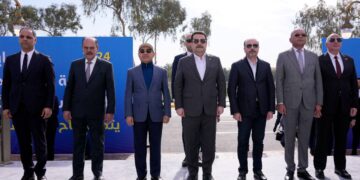 صور افتتاح أول مشاريع فكّ الاختناقات المرورية في بغداد
