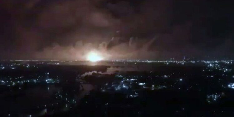 انفجار في مشجب أسلحة تابع للجيش العراقي في بغداد